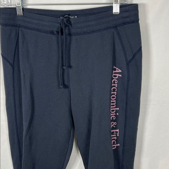 Abercrombie and Fitch Navy Blue Joggers size M - Picture 2 of 5